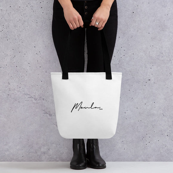 Tote bag Moula Paris - Blanc