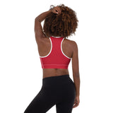 Brassière de Sport Rembourrée Moula Paris Rouge